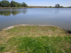 Boot beim Landen
