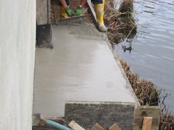 der fertige Beton