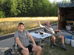 Jakob und Dieter am Platz