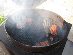 Koteletts am Griller