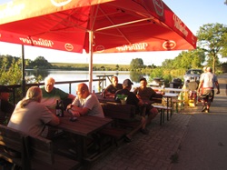 Die Fischer beim Essen