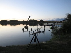 Teich im Abendrot