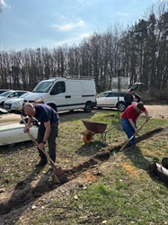 Paltz für die Bäume