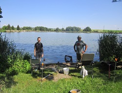 Ludwig Knell mit seinem Sohn