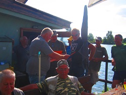 Gerhard Zeder bei der Siegerehrung