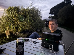 Jakob Antony am Platz