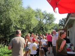 Kinder bei der Siegerehrung