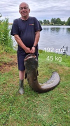 Günter Schmidt mit Wels