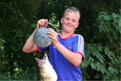 Thomas Zeder mit Zander