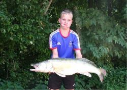 Thomas Zeder mit Zander